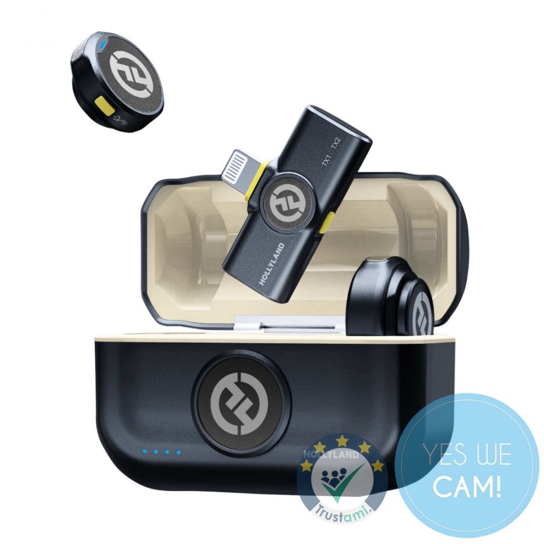 Hollyland LARK M2 Lightning Version - Shine Charcoal, Audiosystem