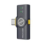 Hollyland LARK M2 Type-C Version - Shine Charcoal, USB-C-Empfänger, vorne