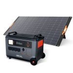 Oscal PowerMax 6000, darunter AC-Steckdosen, USB und DC-Ports