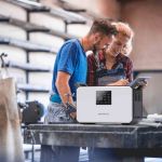 Marstek M2200 Powerstation Detailaufnahme der Bedienoberfläche und Anschlüsse